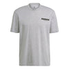 Adidas Tennis Graphic Bball Logo Tee (M) (Grey)