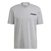 Adidas Tennis Graphic Bball Logo Tee (M) (Grey)