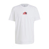 Adidas Tennis Graphic Logo Tee (M) (White)