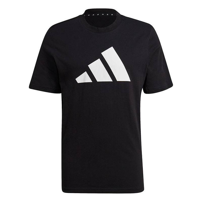 Adidas 3 Bar Icon Tee (M) (Black)