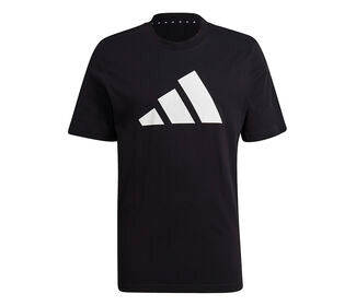 Adidas 3 Bar Icon Tee (M) (Black)
