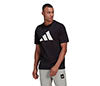Adidas 3 Bar Icon Tee (M) (Black)