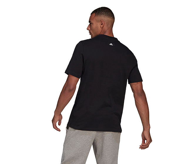 Adidas 3 Bar Icon Tee (M) (Black)