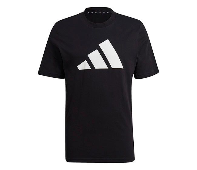 Adidas 3 Bar Icon Tee (M) (Black)