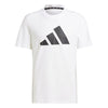 Adidas 3 Bar Icon Tee (M) (White)