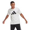 Adidas 3 Bar Icon Tee (M) (White)