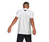 Adidas 3 Bar Icon Tee (M) (White)