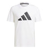 Adidas 3 Bar Icon Tee (M) (White)