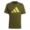 Adidas 3 Bar Icon Tee (M) (Olive)