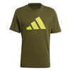 Adidas 3 Bar Icon Tee (M) (Olive)