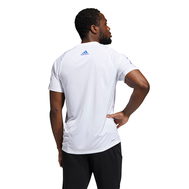 Adidas Freelift 3 Bar Tee (M) (White)