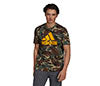 Adidas Camo All Over Print Tee (M) (Green)