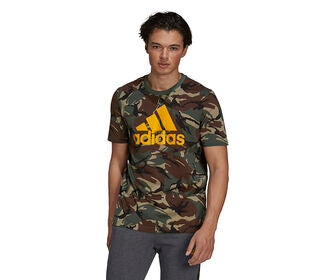Adidas Camo All Over Print Tee (M) (Green)