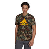 Adidas Camo All Over Print Tee (M) (Green)