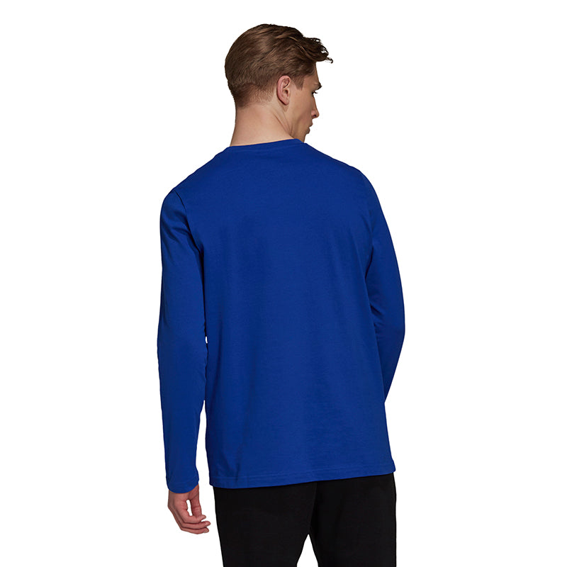 Adidas Badge Of Sport Long Sleeve Tee (M) (Blue)
