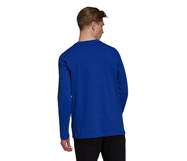 Adidas Badge Of Sport Long Sleeve Tee (M) (Blue)