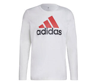Adidas Badge Of Sport Long Sleeve Tee (M) (White)