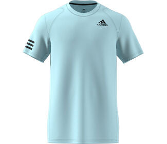 Adidas Club 3 Stripe Tee (M) (Light Blue)