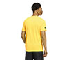 Adidas Club 3 Stripe Tee (M) (Yellow)