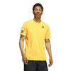 Adidas Club 3 Stripe Tee (M) (Yellow)