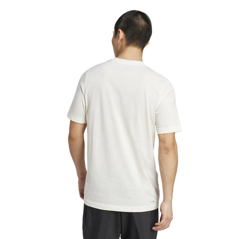 Adidas Heritage Tennis Graphic Tee (M) (Chalk White)