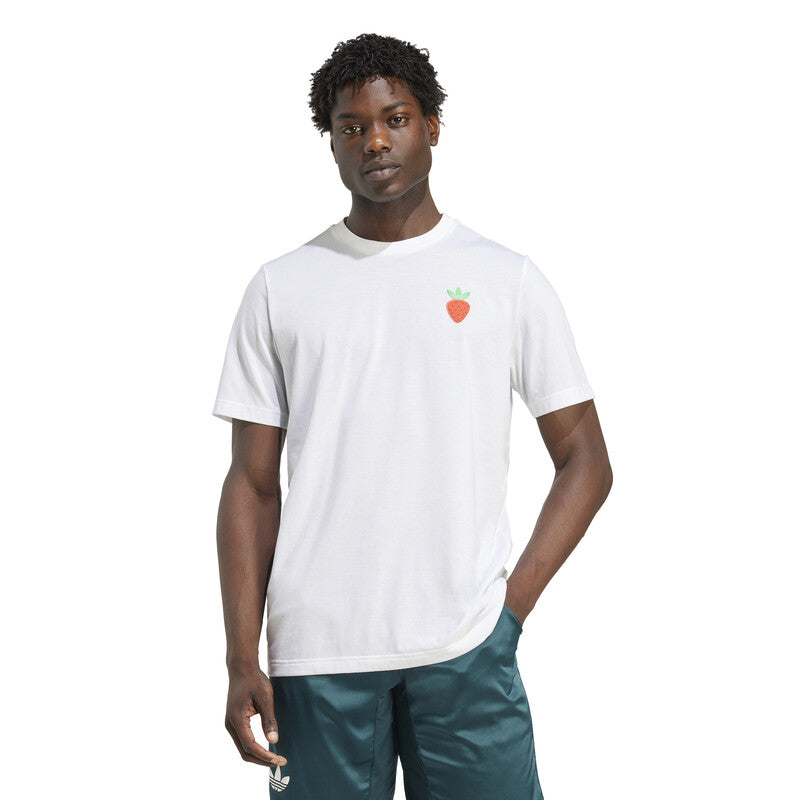 Adidas Tennis Originals Graphic Tee (M) (White)