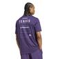 Adidas Tennis Category Graphic Tee (M) (Aurora Plum)