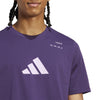 Adidas Tennis Category Graphic Tee (M) (Aurora Plum)