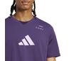 Adidas Tennis Category Graphic Tee (M) (Aurora Plum)