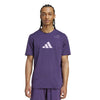 Adidas Tennis Category Graphic Tee (M) (Aurora Plum)