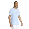 Adidas Padel Category Graphic Tee (M) (Glow Blue)
