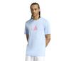 Adidas Padel Category Graphic Tee (M) (Glow Blue)