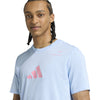 Adidas Padel Category Graphic Tee (M) (Glow Blue)