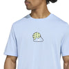 Adidas Pickleball Graphic Tee (M) (Glow Blue)