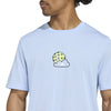 Adidas Pickleball Graphic Tee (M) (Glow Blue)