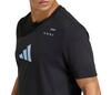 Adidas Tennis Category Graphic Tee (M) (Black)