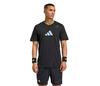Adidas Tennis Category Graphic Tee (M) (Black)
