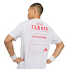 Adidas Tennis Category Graphic Tee (M) (Black) Adidas