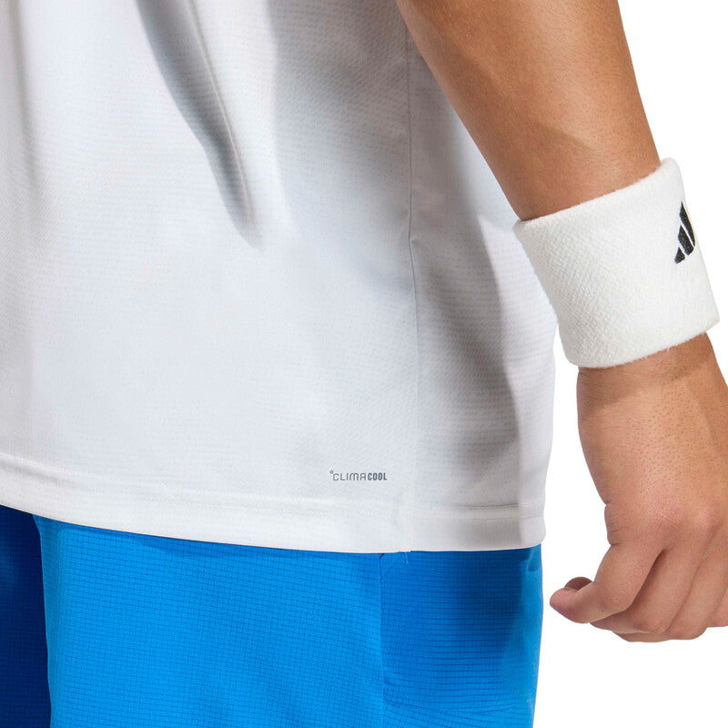 Adidas Club Graphic Tee (M) (White)