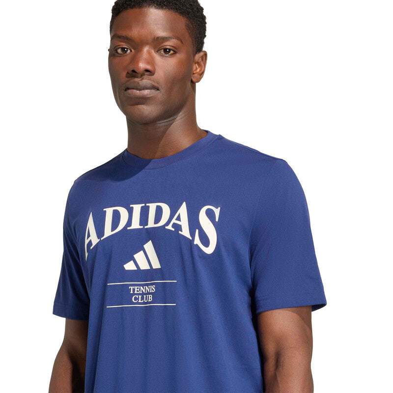 Adidas Heritage Tennis Graphic Tee (M) (Chalk White) Adidas