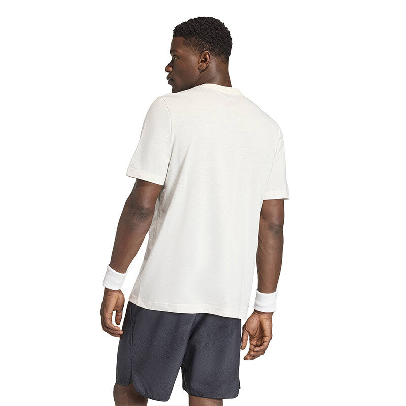 Adidas Heritage Tennis Graphic Tee (M) (Chalk White) Adidas