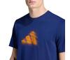 Adidas Clay Graphic Tee (M) (Dark Blue)