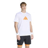 Adidas Clay Graphic Tee (M) (Dark Blue) Adidas