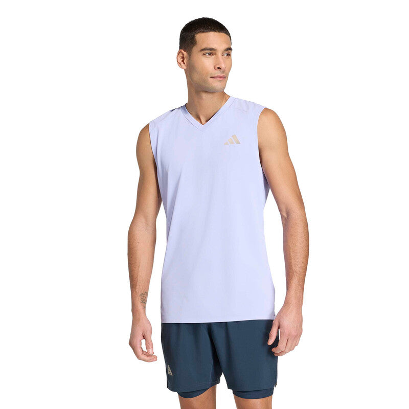 Adidas Sleevless Tee (M) (Violet Tone)