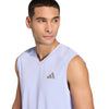 Adidas Sleevless Tee (M) (Violet Tone)