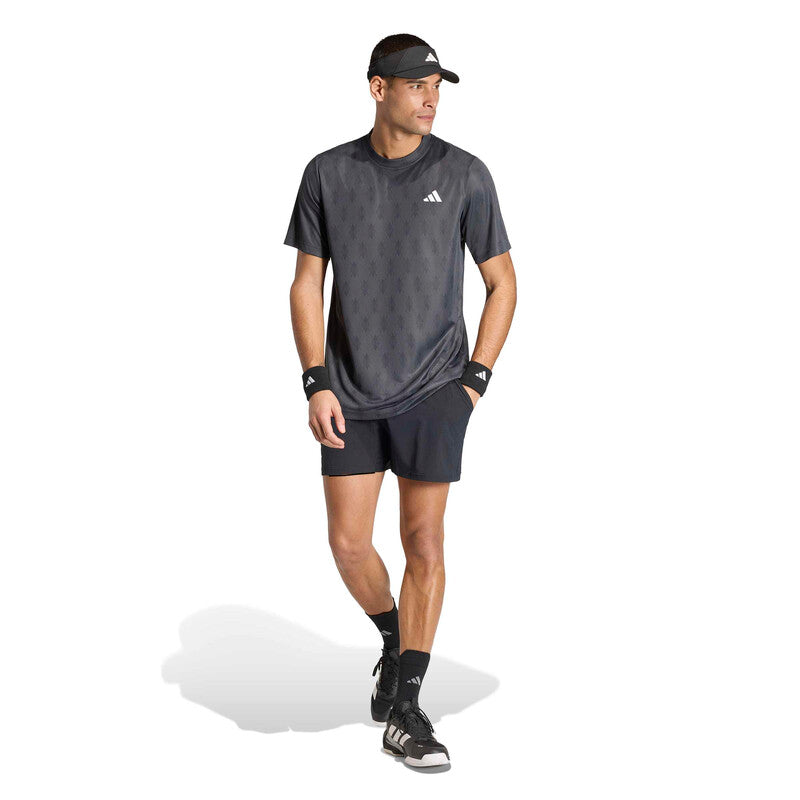 Adidas Club Graphic Tee (M) (Carbon) Adidas