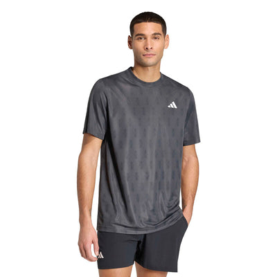 Adidas Club Graphic Tee (M) (Carbon) Adidas