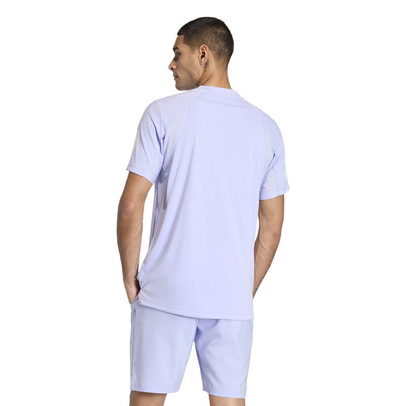 Adidas Club 3 Stripes Tee (M) (Violet Tone) Adidas