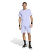 Adidas Club 3 Stripes Tee (M) (Violet Tone)