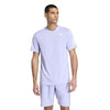 Adidas Club 3 Stripes Tee (M) (Violet Tone)